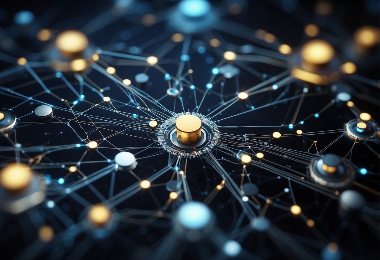 A network of interconnected devices exchanging data wirelessly, enabling smart automation and real-time monitoring